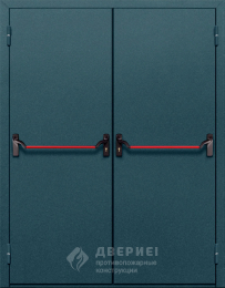 Дверь глухая двупольная с антипаникой