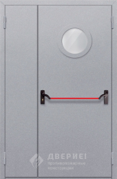 Противопожарная дверь с антипаникой - фото