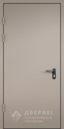 Глухая дверь в квартиру с МДФ панелью - фото