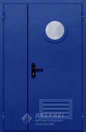 Противопожарная остекленная дверь - фото