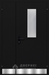 Огнестойкая дверь EI 30 остеклённая - фото