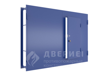 Противопожарные распашные ворота №6